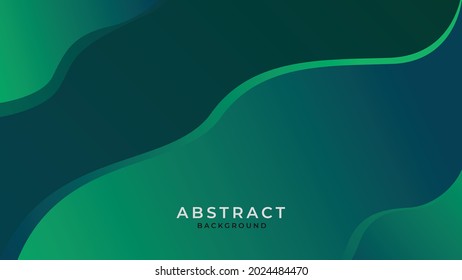 Abstract background graphic modern based green color gradient vector illustration template for website, poster, business card, presentation, social media post, flyer, brochure, wallpaper
