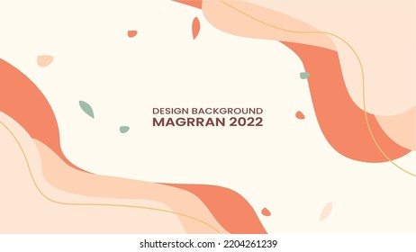 Abstract background graphic modern based cream color gradient vector illustration template for website, poster, business card, presentation, social media post, flyer, brochure, wallpaper