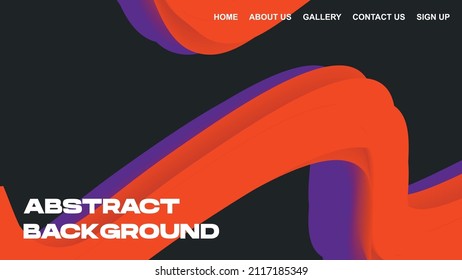 Abstract background graphic vector illustration in matching purple and orange colors, perfect to complement your art designs.