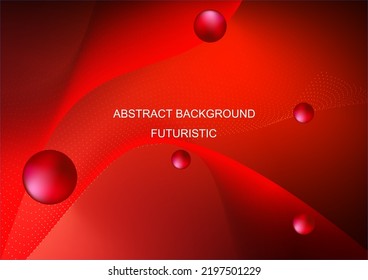 abstrakte Hintergrundgrafik Design flüssiger roter Farbton, Vektorgrafik