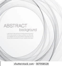 Abstract background with gray circle