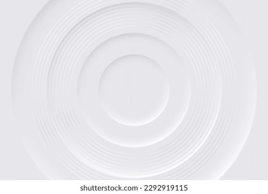 Abstract background gray circle neomorphism, design element