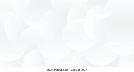 Abstract background with gray circle. Vector minimal geometry graphic design