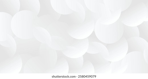 Abstract background with gray circle. Vector minimal geometry graphic design