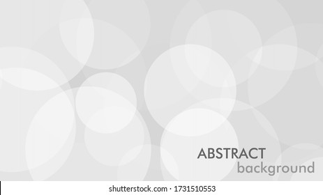 Abstract background with gray circle. White and grey abstract modern transparency circle presentation background. Vector circles template vector design. Object web design. Round shape. Minimal poster