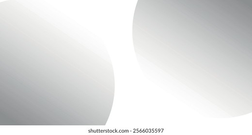 Abstract background with gray circle. White and grey abstract modern transparency circle presentation background. Vector circles template vector design. Object web design. Round shape.