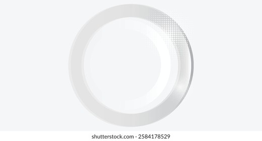 Abstract background with gray circle. White and grey abstract modern transparency circle presentation background. Vector circles template vector design. vektor