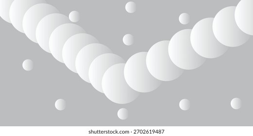 Abstract background with gray circle. White and grey abstract modern transparency circle presentation background. Vector circles template vector design. Object web design