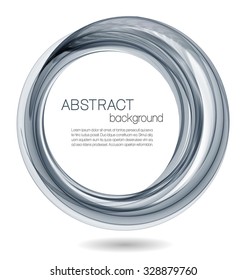 Abstract background with gray circles