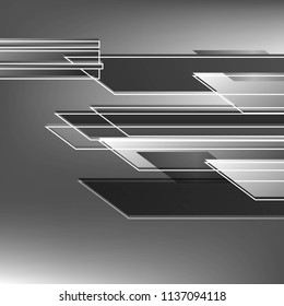abstract background Gray color,EPS10 Design Graphic Concept box square blend with color Different level