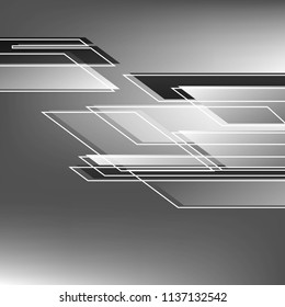abstract background Gray color,EPS10 Design Graphic Concept box square blend with color Different level