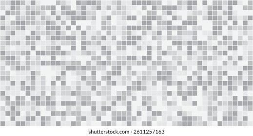 Abstract Background of gray Pixel Mosaic