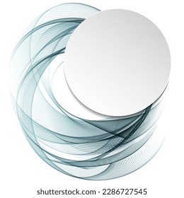 Abstract background with gray swirls
