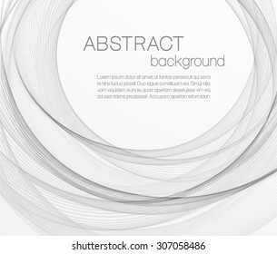 Abstract background with gray waves