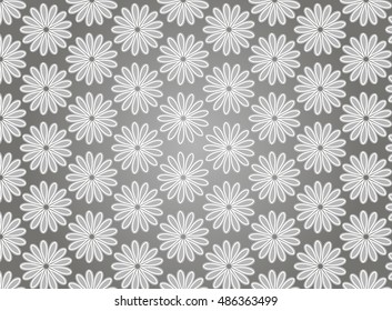 abstract background gray and white, white flowers, background for presentation