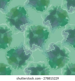 Abstract background in gray-green spots.Seamless.