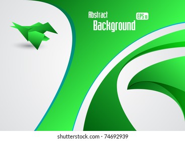Abstract background green
