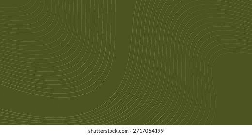 Abstract background with Green army curve line for backdrop modern
