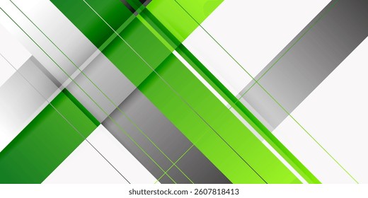 abstract background green arrow lines on white background vector design vector