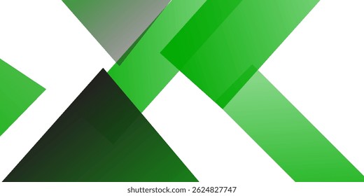 Flecha verde de fondo Abstractas sobre fondo blanco. Vector Eps10