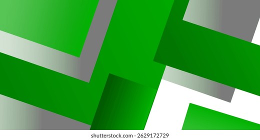 Abstract background green arrow on white background. Eps10 vector