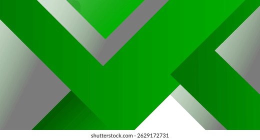 Abstract background green arrow on white background. Eps10 vector