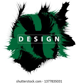 abstract background, in green and black. elegant, unique, modern, background.