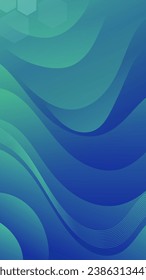 Abstract background green blue color with wavy lines and gradients is a versatile asset suitable for various design projects such as websites, presentations, print materials, social media posts 