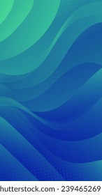 Abstract background green blue color with wavy lines and gradients is a versatile asset suitable for various design projects such as websites, presentations, print materials, social media posts 