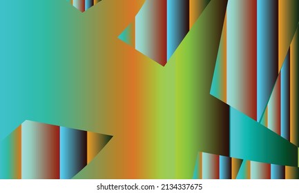abstract background with green, blue, red, yellow and orange hues