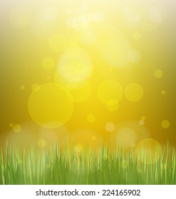 abstract background green bokeh circles