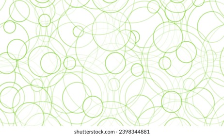 Abstrakter Hintergrund mit grünen Kreisen