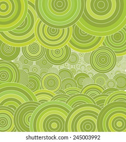 abstract background (green circles)