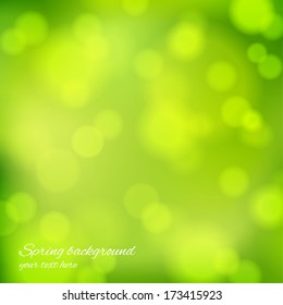 Abstract background in green color