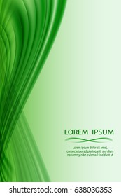 Abstract background in green color