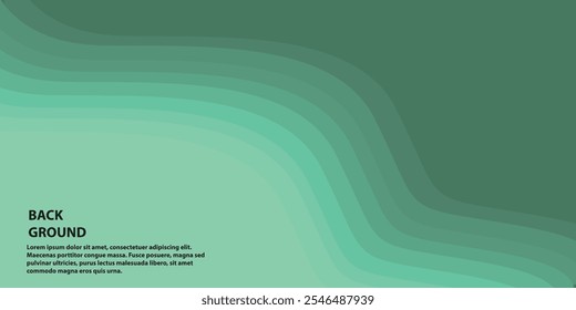Abstract background with green color base