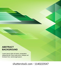 
abstract background green color,EPS10 Design Graphic Concept box square blend with color Different level
