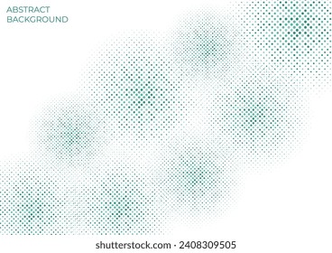 abstract background with green dots