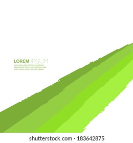 Abstract background of green  elements. 