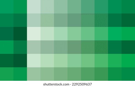 Abstrakter Hintergrund mit einem grünen und frischen geometrischen Muster, mit grünen Farbtönen - Vektorgrafik