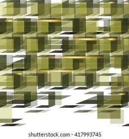 Abstract Background. Green Geometric Illustration.