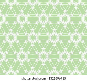 Abstract background. Green geometric seamless pattern in modern stylish. Vector seamless pattern