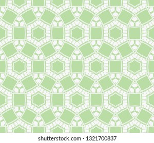 Abstract background. Green geometric seamless pattern in modern stylish. Vector seamless pattern