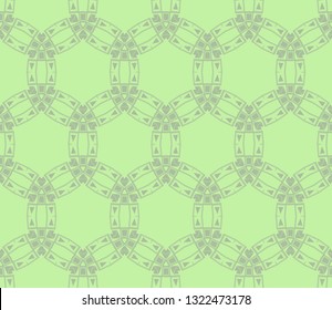 Abstract background. Green geometric seamless pattern in modern stylish. Vector seamless pattern