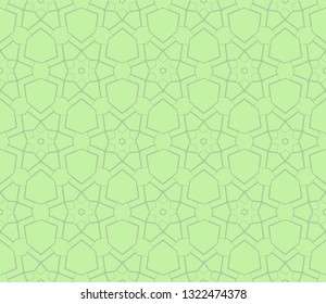 Abstract background. Green geometric seamless pattern in modern stylish. Vector seamless pattern