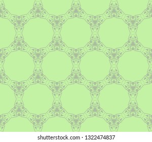 Abstract background. Green geometric seamless pattern in modern stylish. Vector seamless pattern