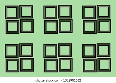 Abstract background. Green geometric seamless pattern in modern stylish. Vector seamless pattern