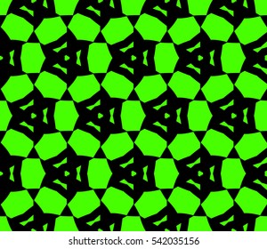 Abstract background. Green geometric seamless pattern in modern stylish. Vector seamless pattern