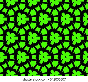 Abstract background. Green geometric seamless pattern in modern stylish. Vector seamless pattern