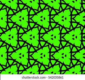 Abstract background. Green geometric seamless pattern in modern stylish. Vector seamless pattern